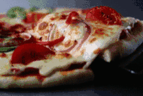 一块美味披萨动态图片