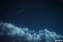 夜空流星gif图片