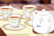 茶壶配茶杯动漫图片
