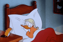 卡通小鸭子起床gig图片