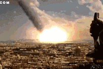 核武器爆炸的巨大威力gif图片