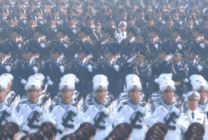 70周年阅兵海军方阵动态图片