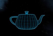 扫描茶壶动态素材图片