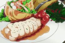 好吃的龙虾美餐动画图片