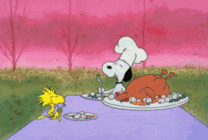 一起分享烤鸡的美味动画图片