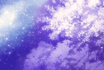 飘落的紫色花瓣唯美动画图片