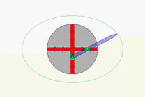 双转块椭圆机构GIF动态图