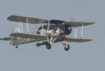 一架战斗机在空中不停的摇晃GIF图片