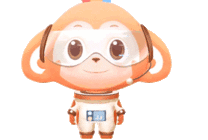猴子宇航员动画图片