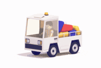 小货车司机动画图片