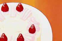 草莓蛋糕GIF图片