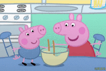 小猪佩奇和弟弟捣乱动画图片