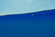 波涛汹涌的海水GIF图片