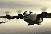 战斗机投放毒气弹gif图片