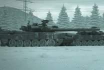 前进的坦克GIF图片