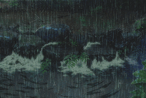 下大暴雨动画GIF图片