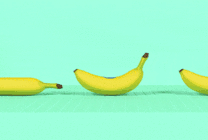 香蕉盖印章动画图片