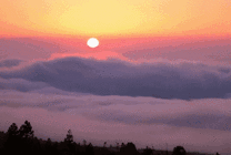 翻滚的云海GIF图片