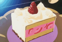 美味的卡通小蛋糕你想吃吗gif图片