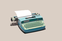 老式打字机动画图片