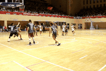打篮球投篮动作GIF图片