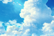相约蓝天白云下GIF素材图片