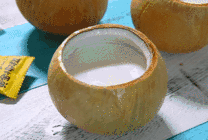 椰子奶调味GIF图片