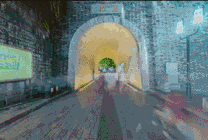 快速度通过隧道动态图片
