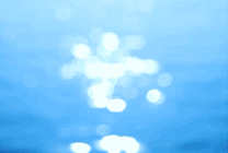 闪烁波光的蓝色海水动态图