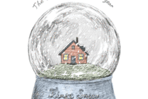 水晶球里的冬雪GIf素材