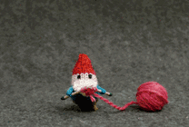 毛线编织一个爱心动画图片