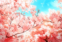 四月樱花飞舞的季节gif图片