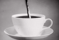 一杯黑色的浓咖啡gif图片