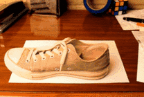 3D立体图鞋子跟真的一模一样gif图片