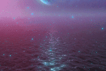 唯美的海上明月动态素材图片