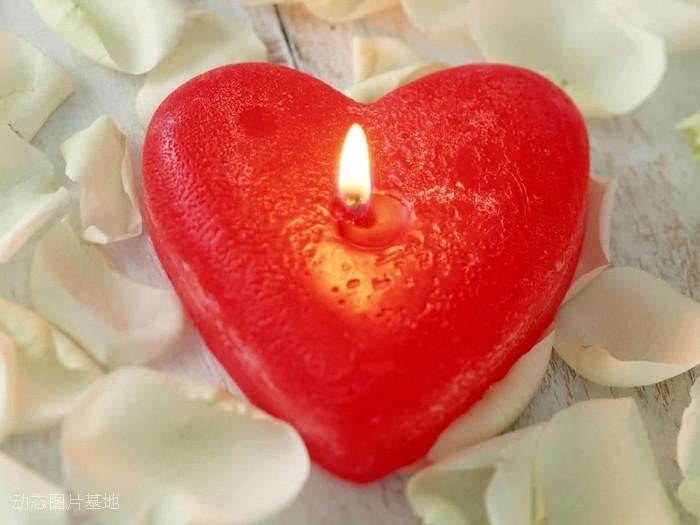 图片描述：爱心，心形，蜡烛,尺寸：1600X1200px 