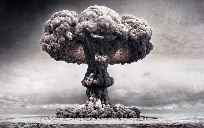 图片描述：爆炸，蘑菇云,尺寸：1680X1050px 