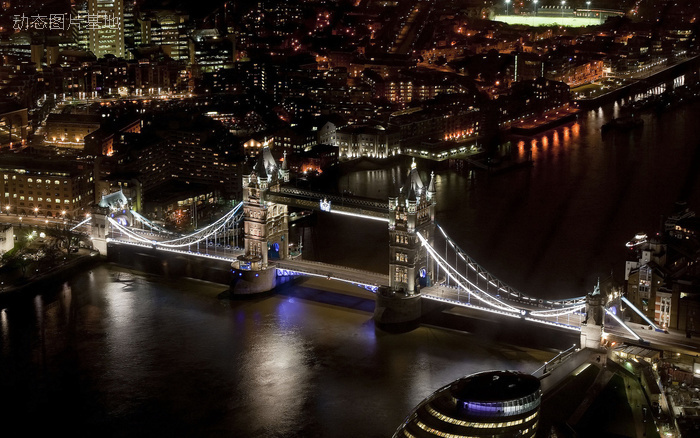 图片描述：伦敦塔桥,尺寸：1920X1200px 