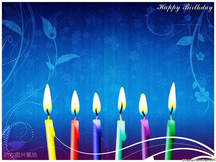 图片描述：生日快乐，生日蜡烛,尺寸：1600X1200px 