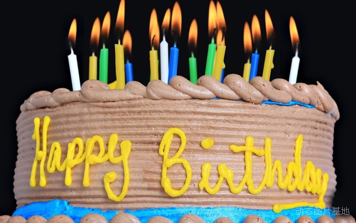 图片描述：生日快乐，蜡烛，生日蜡烛,尺寸：1920X1200px 