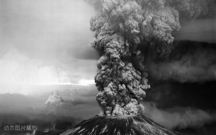 图片描述：火山,尺寸：1920X1200px 