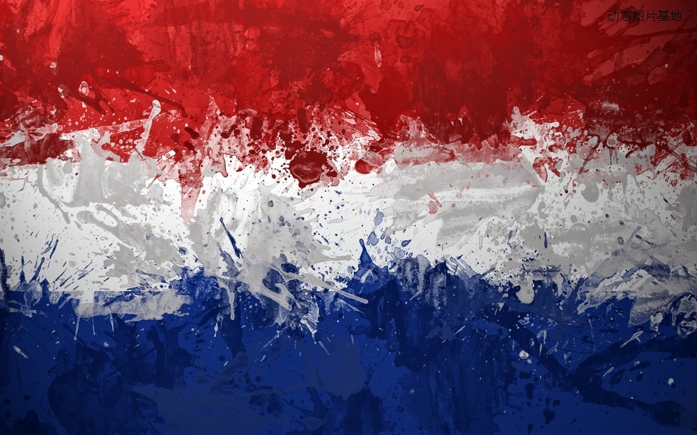 图片描述：荷兰国旗,尺寸：1680X1050px 